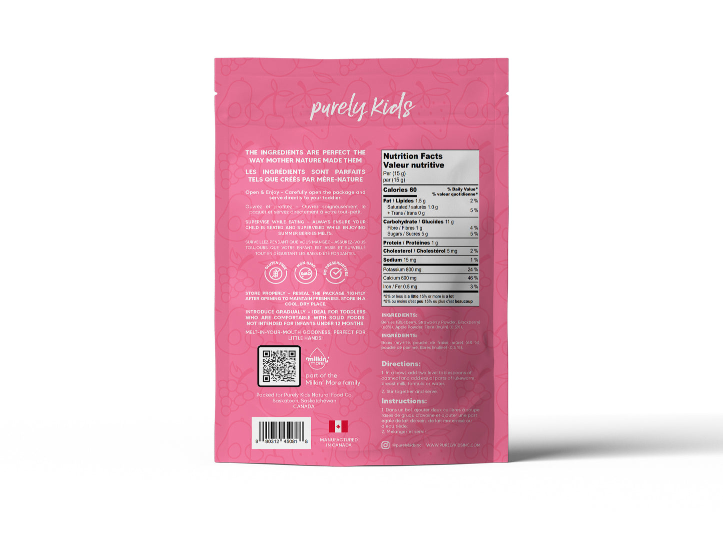 Purely Kids Organic Summer Berries Melts