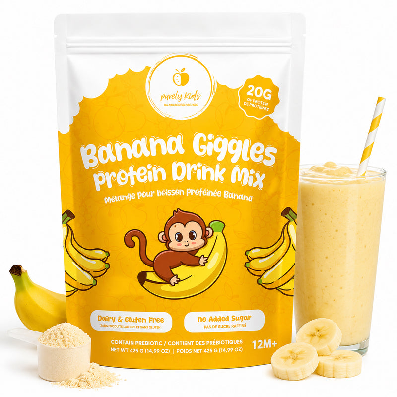 Purely Kids Organic Banana Giggles Protein Drink Mix