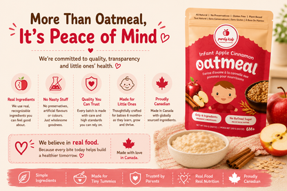 Purely Kids Organic Infant Apple Cinnamon Oatmeal (6–8 Months)