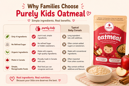Purely Kids Organic Infant Apple Cinnamon Oatmeal (6–8 Months)