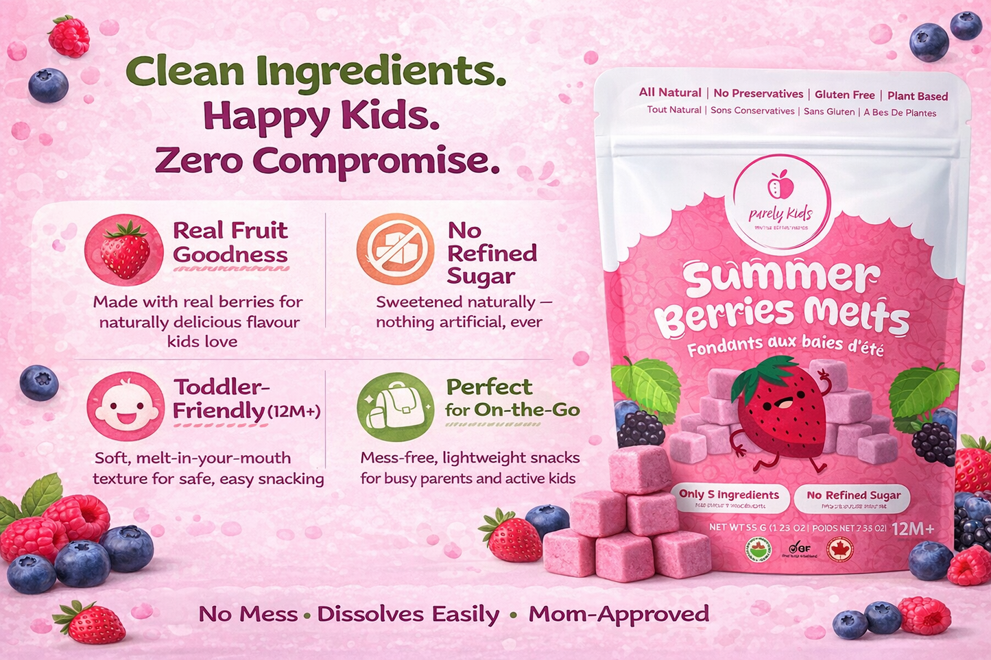Purely Kids Organic Summer Berries Melts