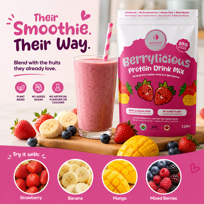 Organic Berrylicious Protein Powder - Strawberry & Mango