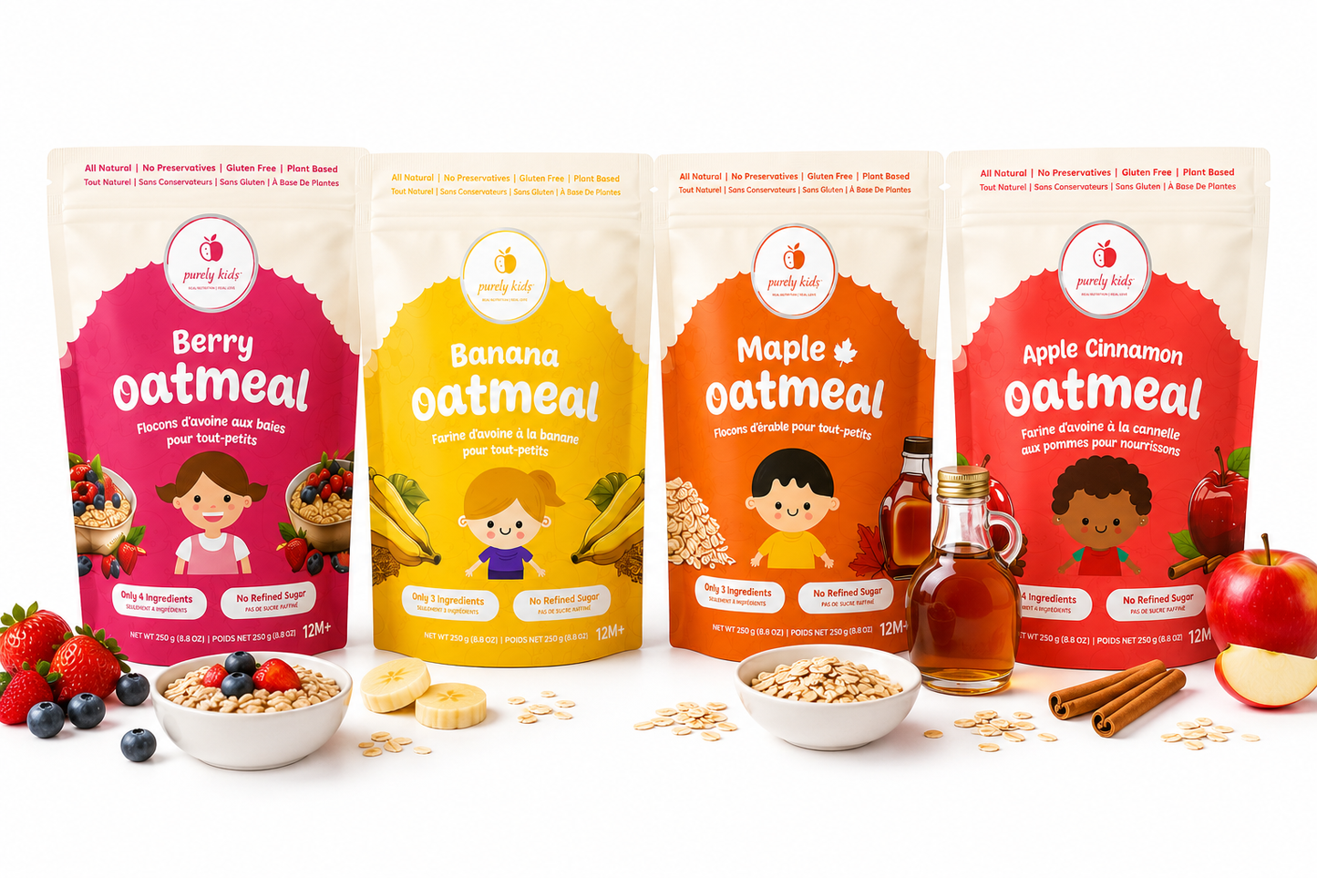 Purely Kids Organic Kids Oatmeal Combo