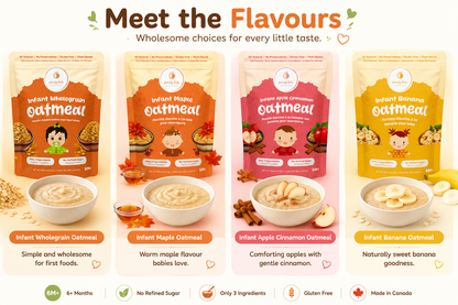 Purely Kids Organic Infant Oatmeal Combo Pack (6–8 Months)