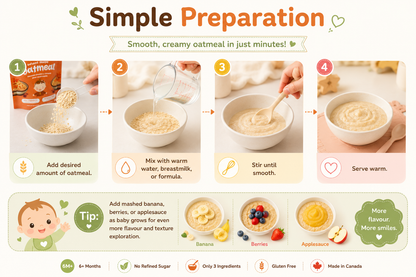 Purely Kids Organic Infant Oatmeal Combo Pack (6–8 Months)
