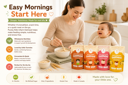 Purely Kids Organic Infant Oatmeal Combo Pack (6–8 Months)