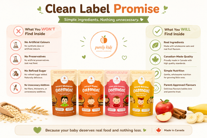 Purely Kids Organic Infant Oatmeal Combo Pack (6–8 Months)