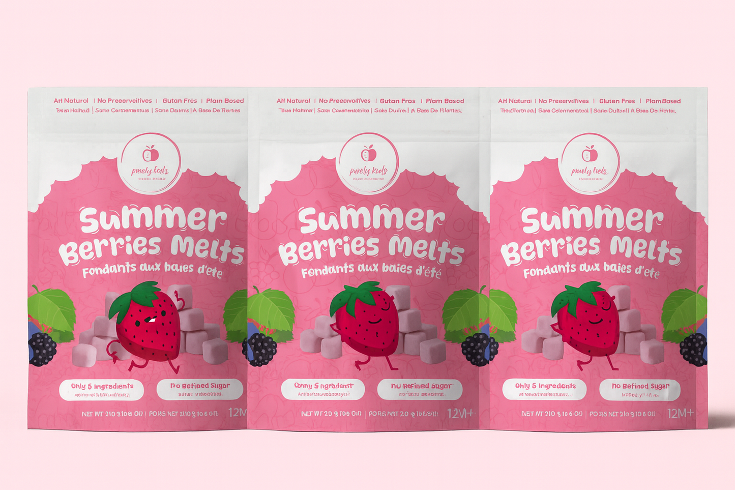 Purely Kids Organic Summer Berries Melts