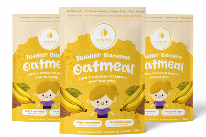 Purely Kids Organic Kids Banana Flax Oatmeal