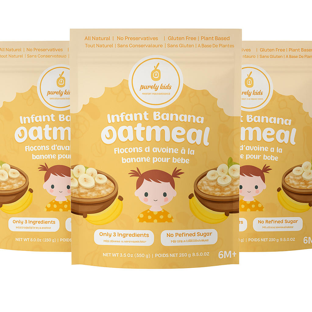 Purely Kids Organic Infant Banana Oatmeal (6–8 Months)