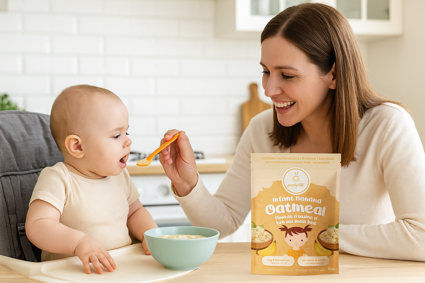 Purely Kids Organic Infant Banana Oatmeal (6–8 Months)