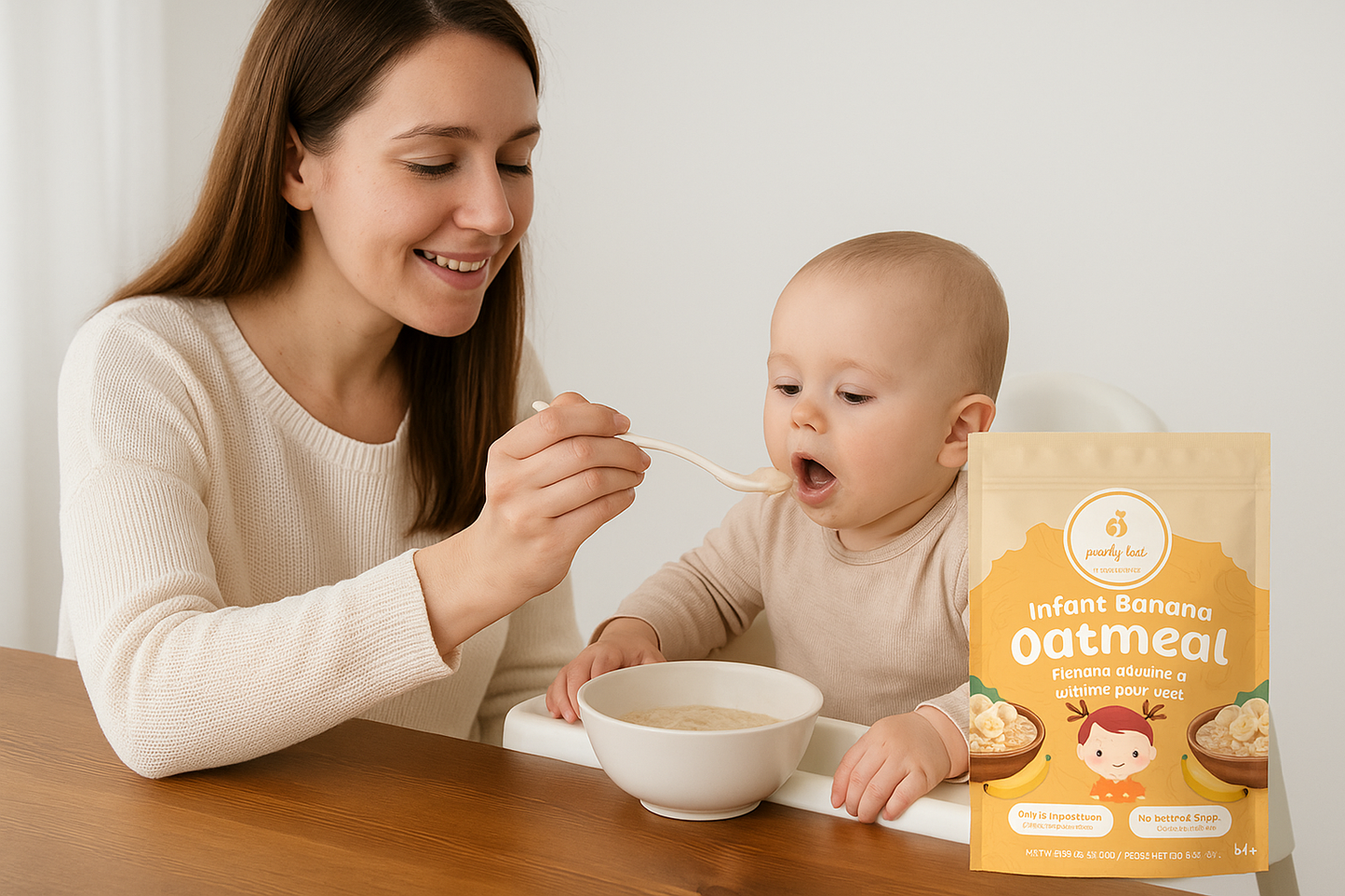 Purely Kids Organic Infant Banana Oatmeal (6–8 Months)