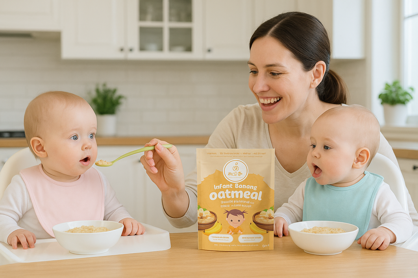 Purely Kids Organic Infant Banana Oatmeal (6–8 Months)