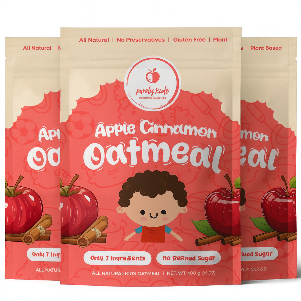 Purely Kids Organic Kids Apple Cinnamon Oatmeal