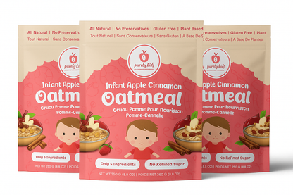 Purely Kids Organic Infant Apple Cinnamon Oatmeal (6–8 Months)