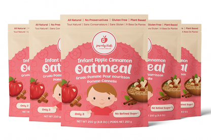 Purely Kids Organic Infant Apple Cinnamon Oatmeal (6–8 Months)