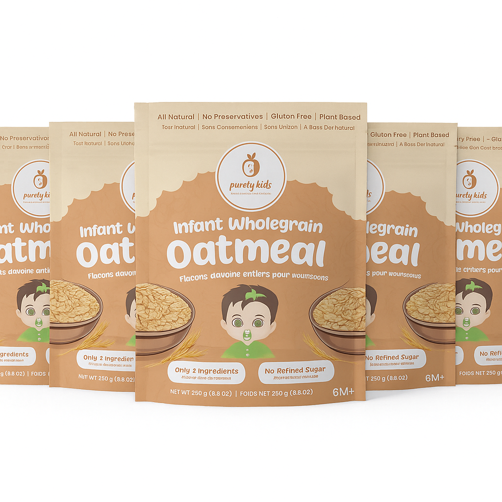 Purely Kids Organic Infant Wholegrain Oatmeal (6–8 Months)