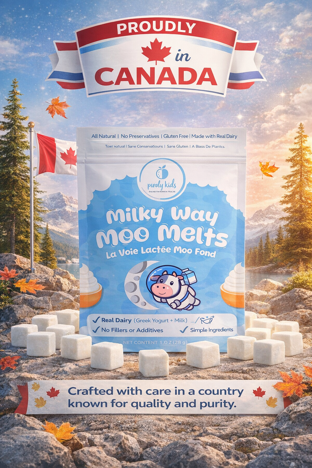 Purely Kids Milky Way Moo Melts