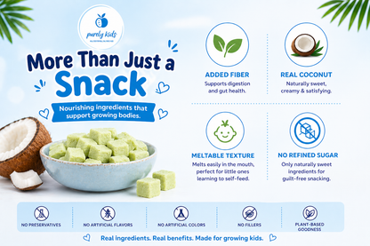 Purely Kids Coconut Melts – Dairy and Gluten Free Snack