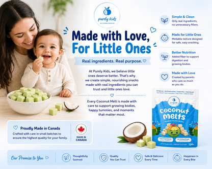 Purely Kids Coconut Melts – Dairy and Gluten Free Snack