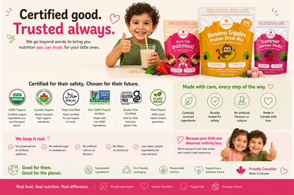 Purely Kids Starter Bundle -Oatmeal, Protein Drink Mix & Melts (Kids Essentials Kit)