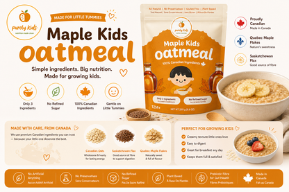 Purely Kids Organic Kids Maple Oatmeal