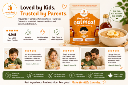 Purely Kids Organic Kids Maple Oatmeal