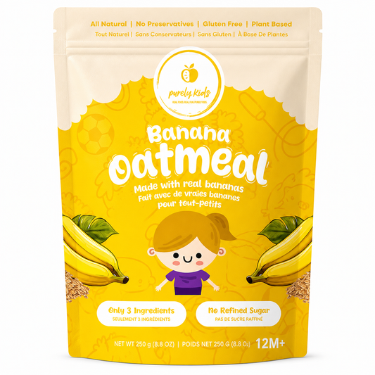 Purely Kids Organic Kids Banana Flax Oatmeal