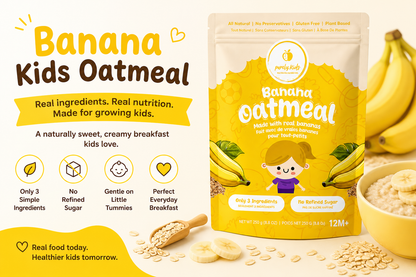 Purely Kids Organic Kids Banana Flax Oatmeal