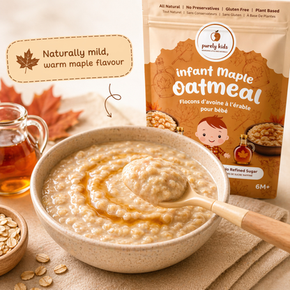 Purely Kids Organic Infant Maple Oatmeal (6–8 Months)