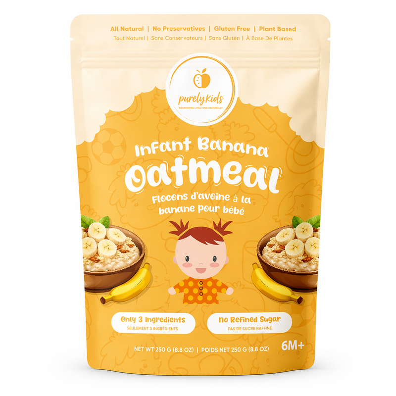 Purely Kids Organic Infant Banana Oatmeal (6–8 Months)