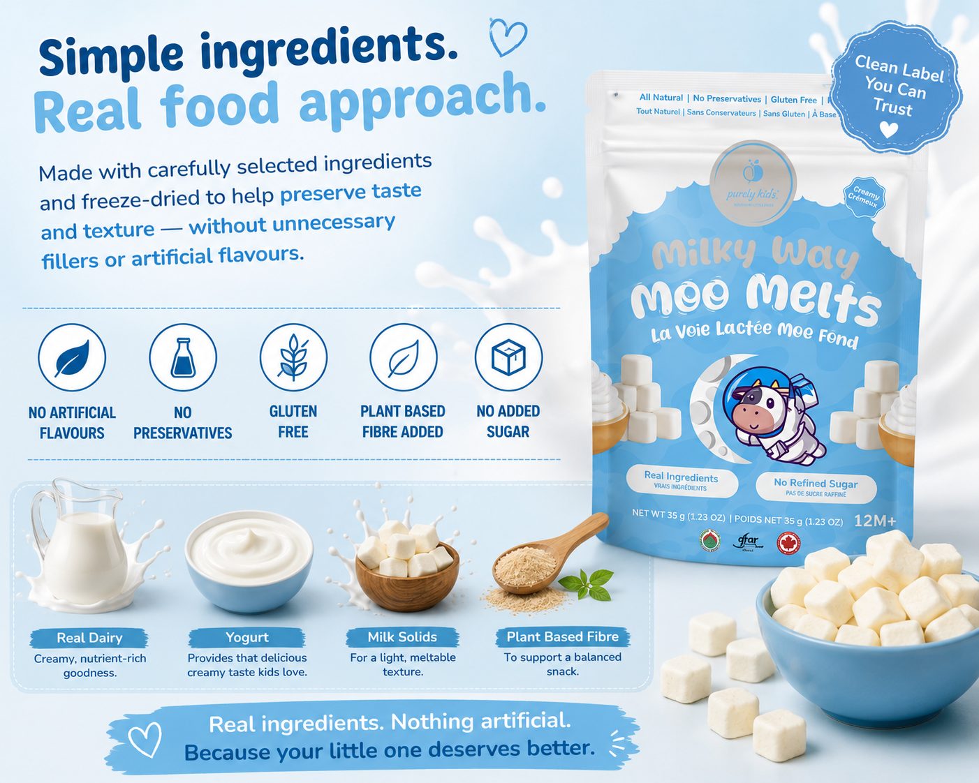 Purely Kids Milky Way Moo Melts