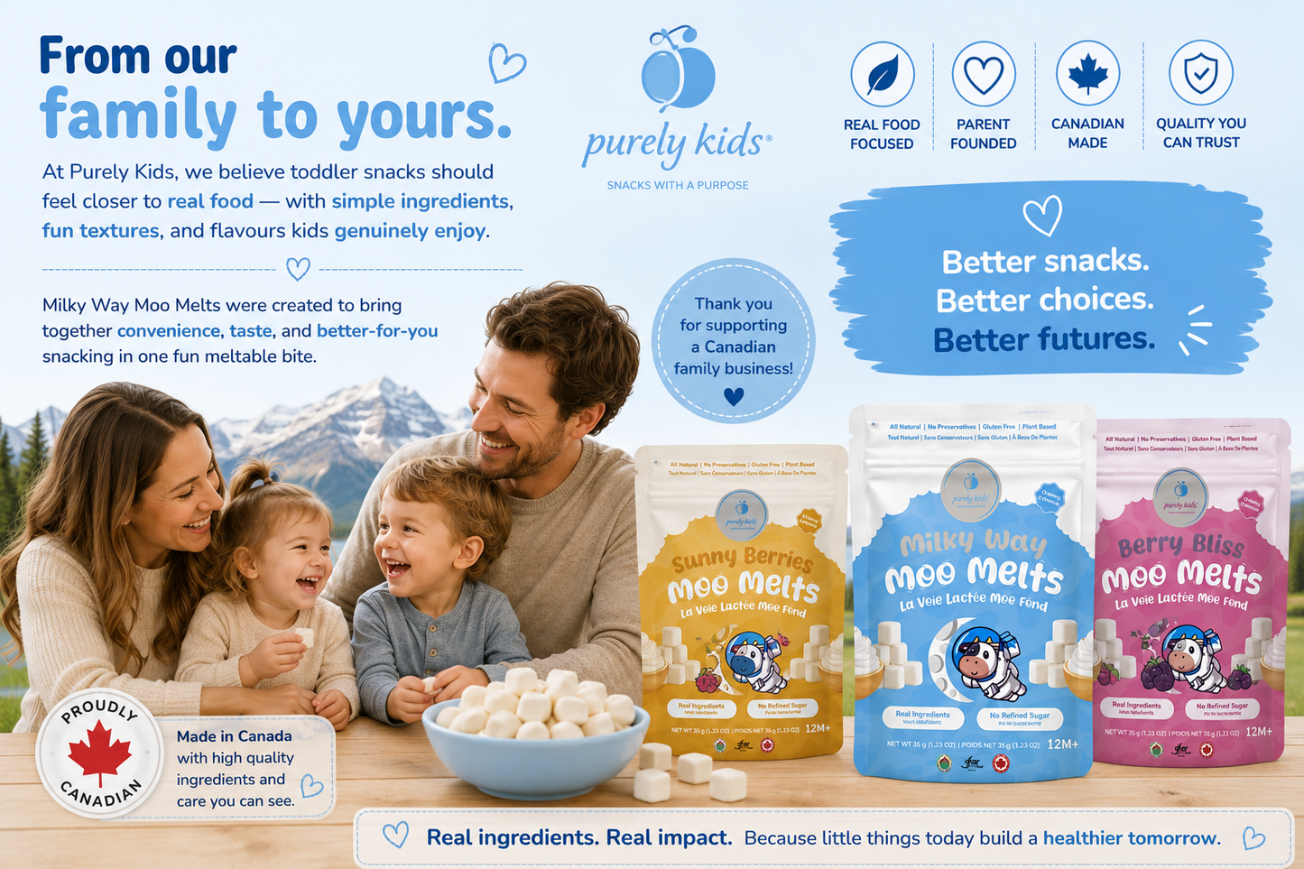 Purely Kids Milky Way Moo Melts