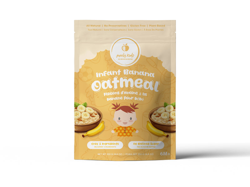 Purely Kids Organic Infant Banana Oatmeal (6–8 Months)