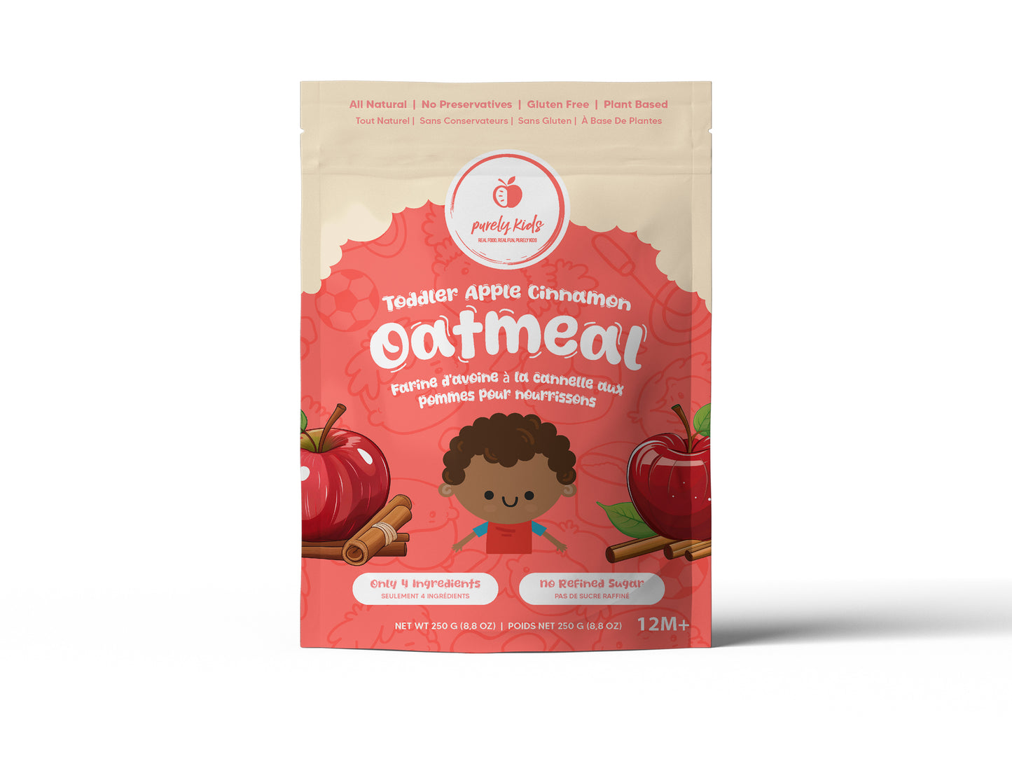 Toddler Apple Cinnamon Oatmeal