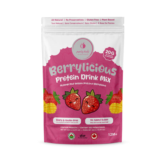 Organic Berrylicious Protein Powder - Strawberry & Mango