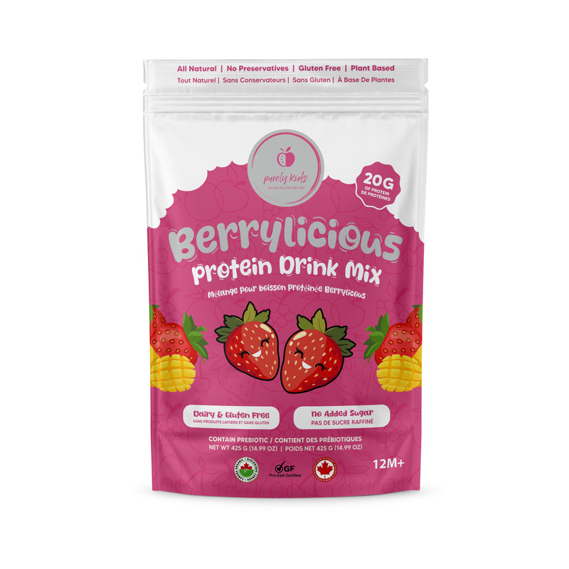Organic Berrylicious Protein Powder - Strawberry & Mango