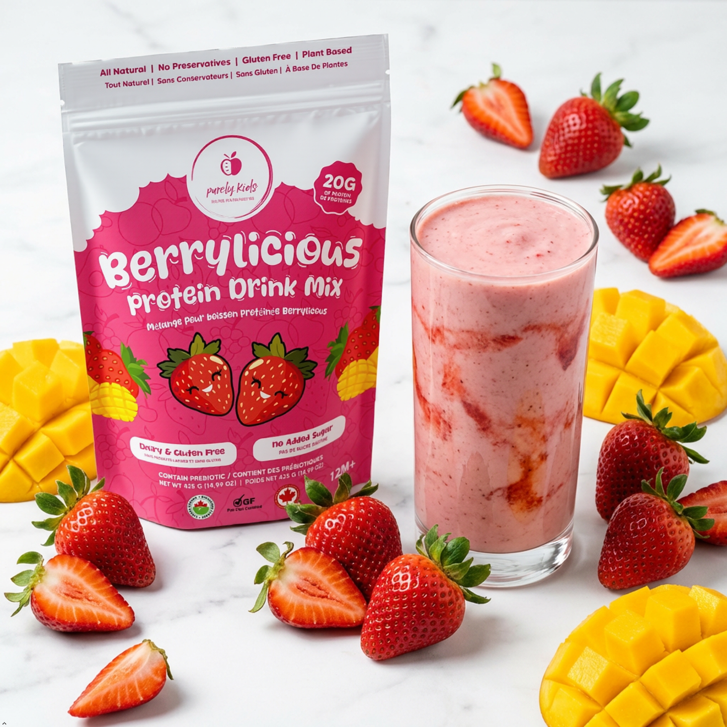 Purely Kids™ Organic Berrylicious Protein Drink Mix