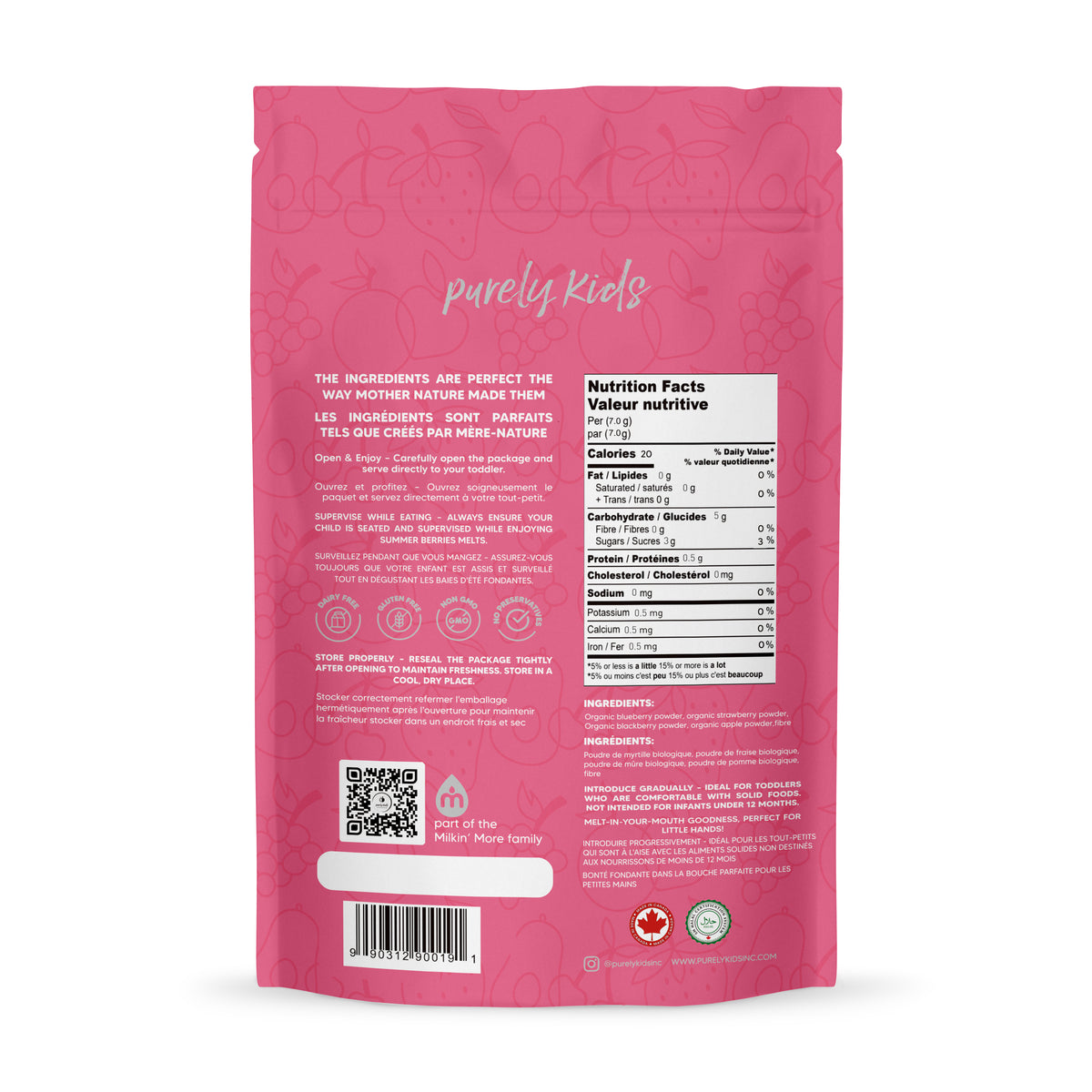 Purely Kids Organic Summer Berries Melts